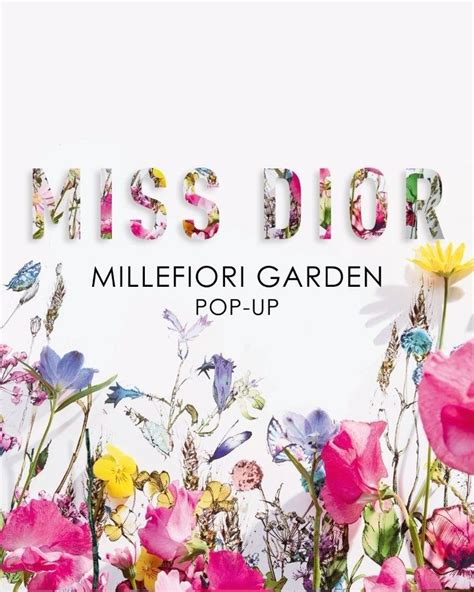 dior millefiori garden|miss dior millefiori flowers.